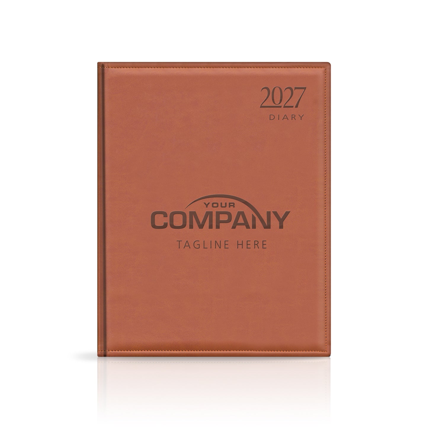 Quarto Monaco Deluxe 'Stitched Edge' Padded Customised Diary