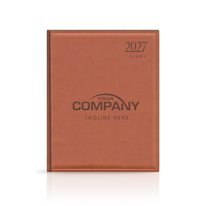 Quarto Monaco Deluxe 'Stitched Edge' Padded Customised Diary