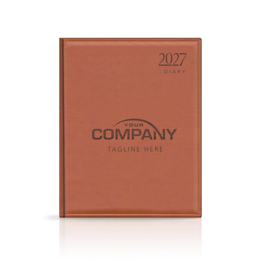 Quarto Monaco Deluxe 'Stitched Edge' Padded Customised Diary