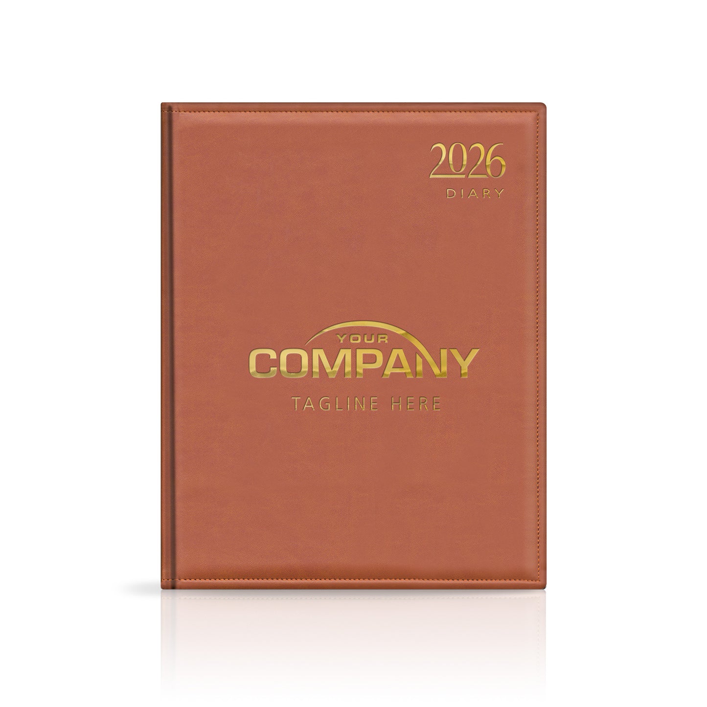 Quarto Monaco Deluxe 'Stitched Edge' Padded Custom Diary