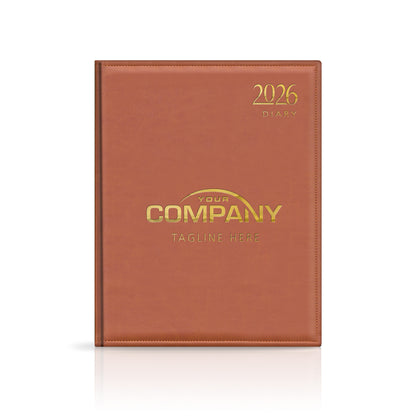 Quarto Monaco Deluxe 'Stitched Edge' Padded Custom Diary