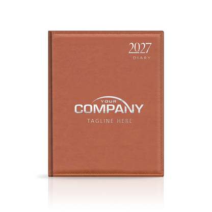 Quarto Monaco Deluxe 'Stitched Edge' Padded Customised Diary