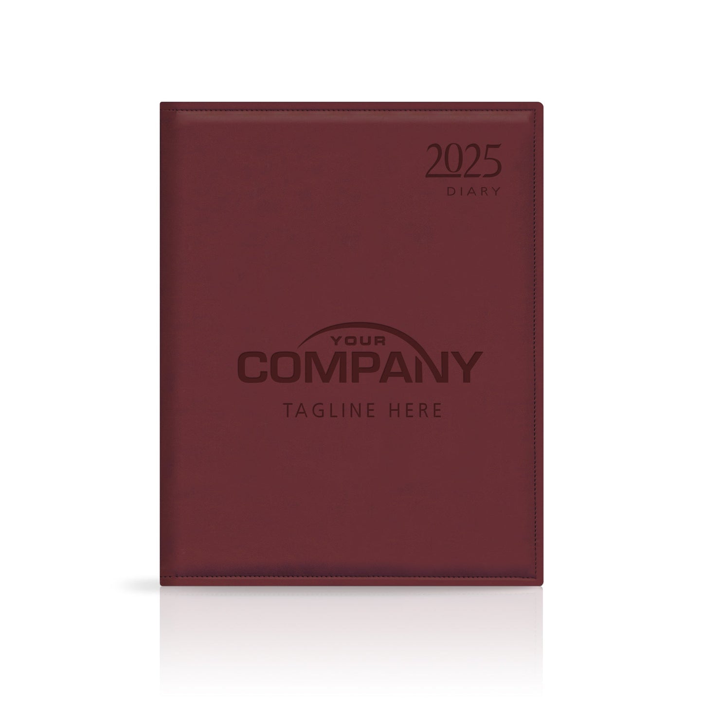 Quarto Monaco Deluxe 'Stitched Edge' Padded Custom Corporate Diary