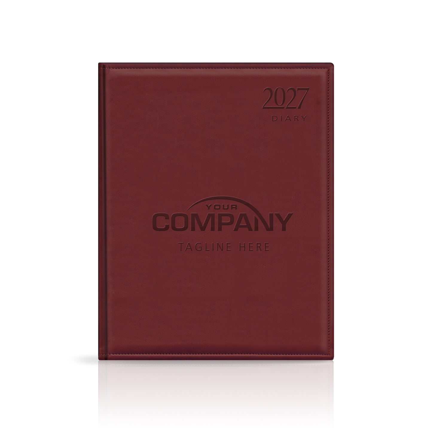Quarto Monaco Deluxe 'Stitched Edge' Padded Customised Diary