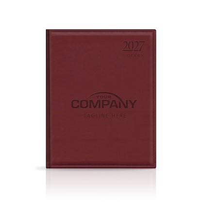Quarto Monaco Deluxe 'Stitched Edge' Padded Customised Diary