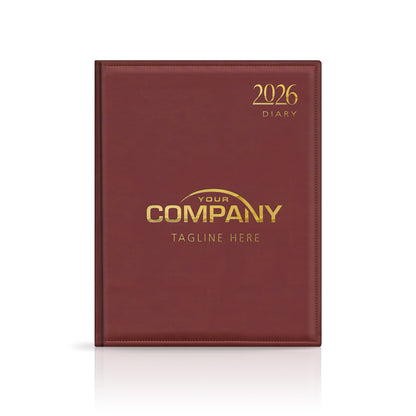 Quarto Monaco Deluxe 'Stitched Edge' Padded Custom Diary