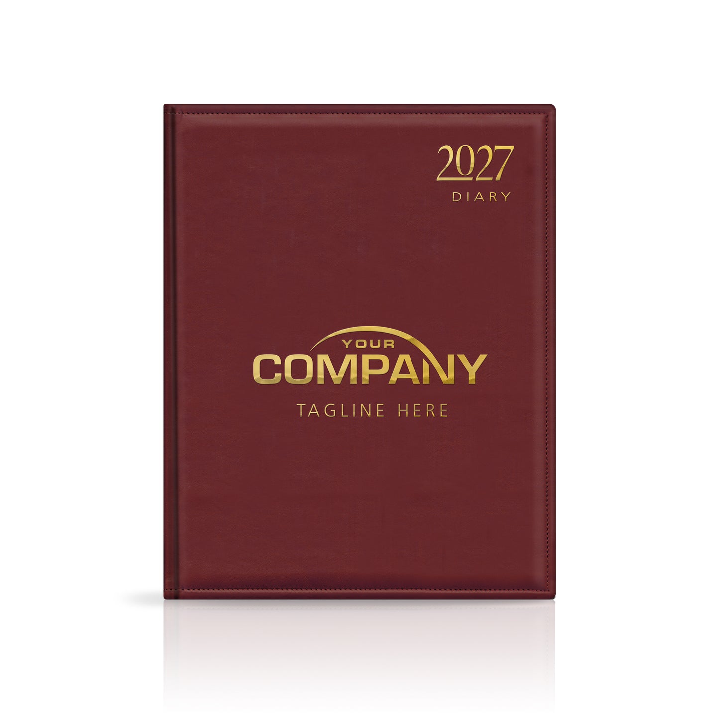 Quarto Monaco Deluxe 'Stitched Edge' Padded Customised Diary