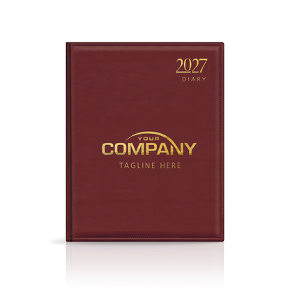 Quarto Monaco Deluxe 'Stitched Edge' Padded Customised Diary