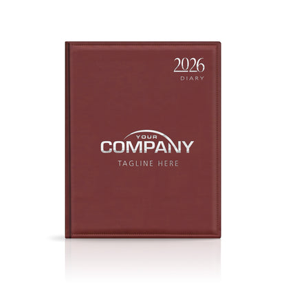 Quarto Monaco Deluxe 'Stitched Edge' Padded Custom Diary