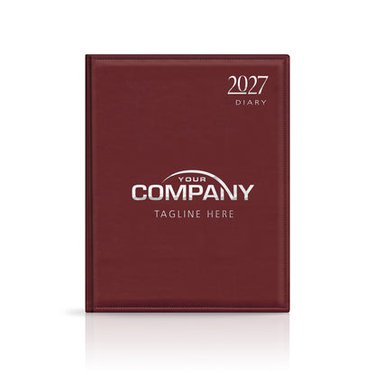Quarto Monaco Deluxe 'Stitched Edge' Padded Customised Diary