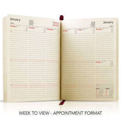 Quarto Duotone 'Stitched' Padded Custom Corporate Diary