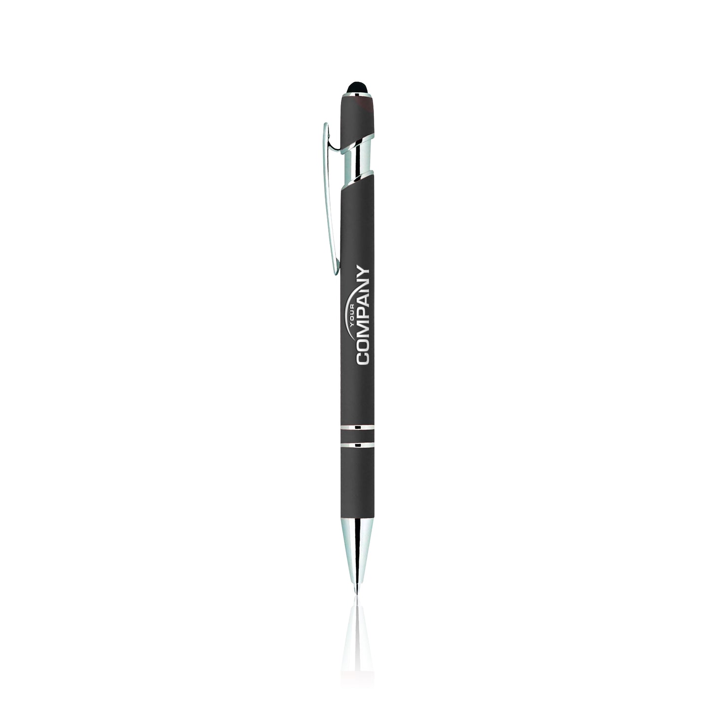 Ramsey Soft Touch Rubberised Finish Metal - Custom Corporate Ball Pen