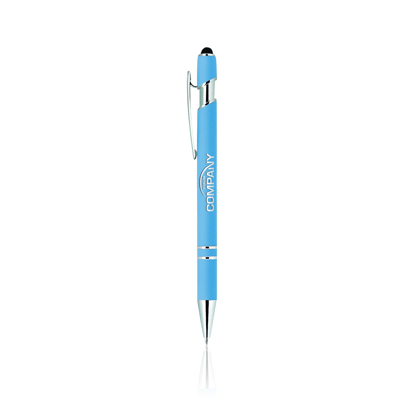 Ramsey Soft Touch Rubberised Finish Metal - Custom Corporate Ball Pen