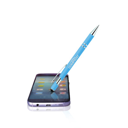 Ramsey Soft Touch Rubberised Finish Metal - Custom Corporate Ball Pen